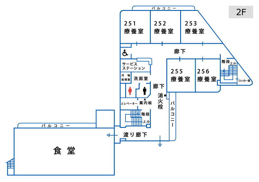 2F間取り図